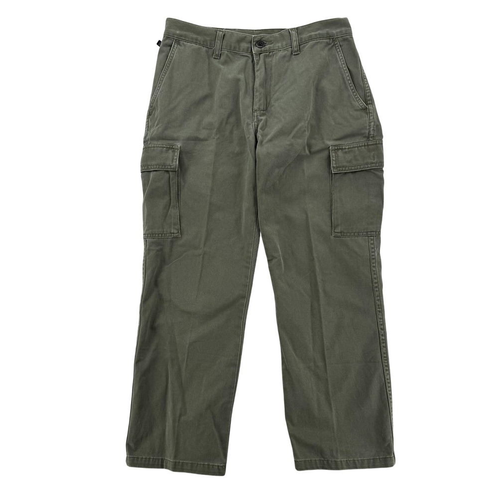 Ralph Lauren Cargo Pants Womens 2 Green Utility 100% Cotton Straight Leg Casual
